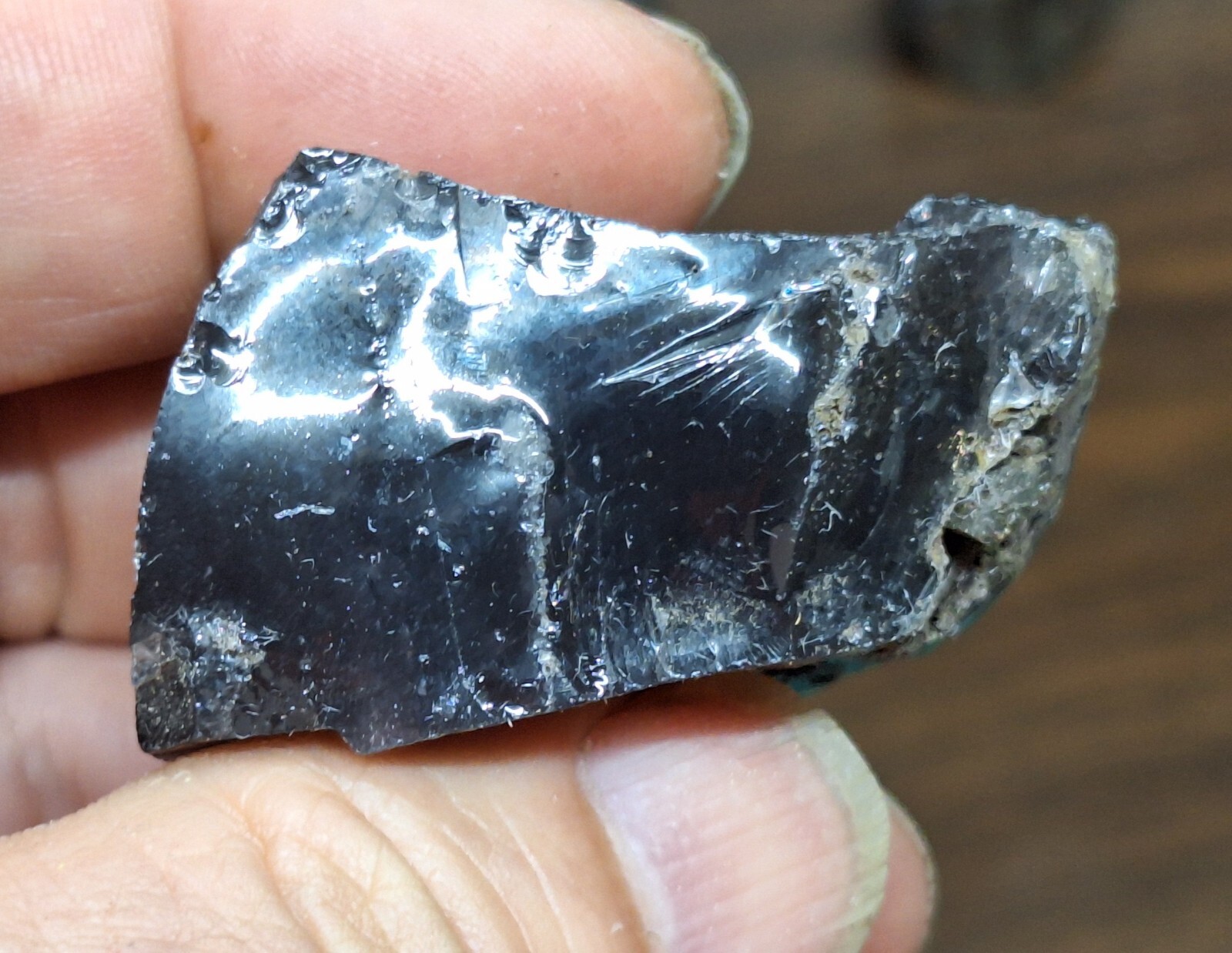 Michigan Leland Blue Stone 150 Year Old Furnace Glass Translucent Purple