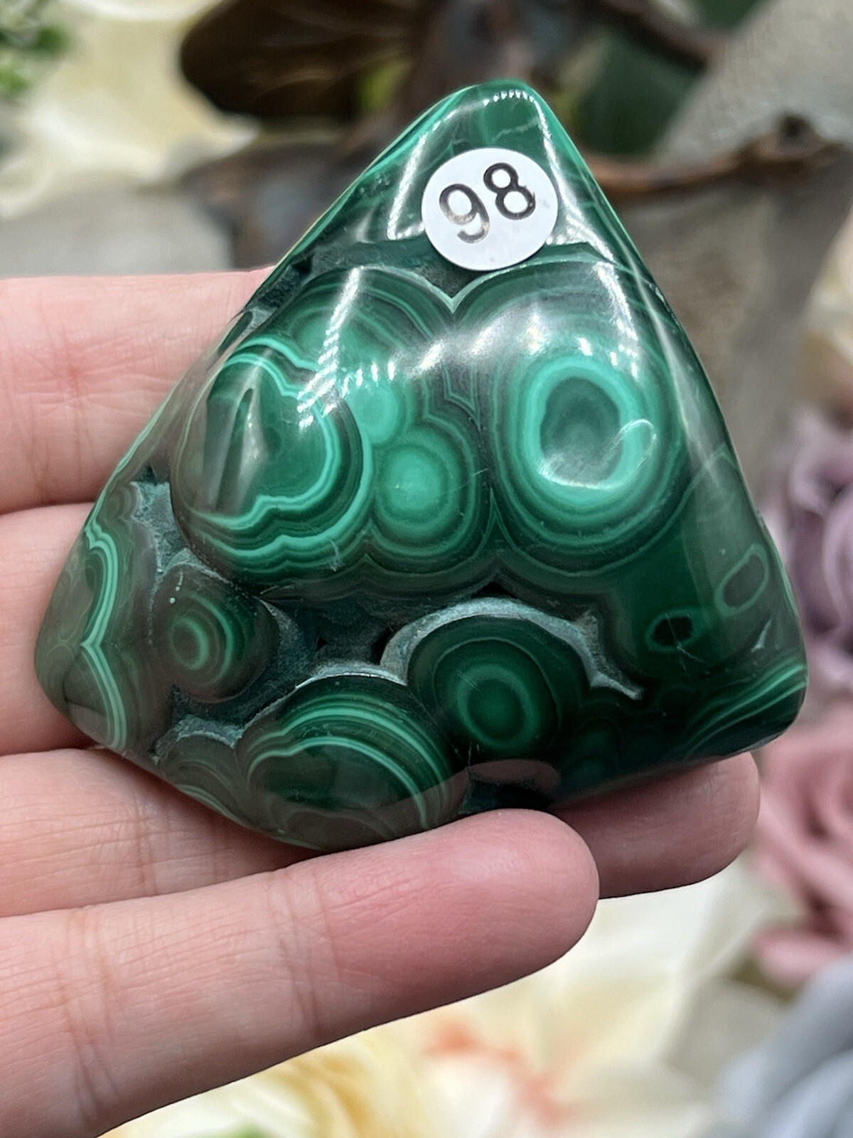 Natural Malachite Chunky Polished Freeforms L@@K Free ship & Gift
