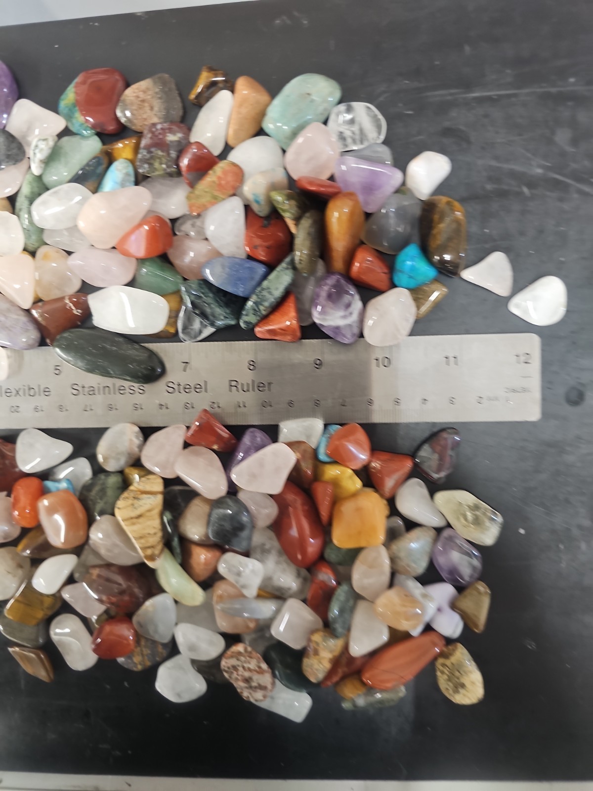 2 lb Wholesale Bulk Lot Assorted Mixed Tumbled Stones 1/2″ to 1-1/4″ Crystals