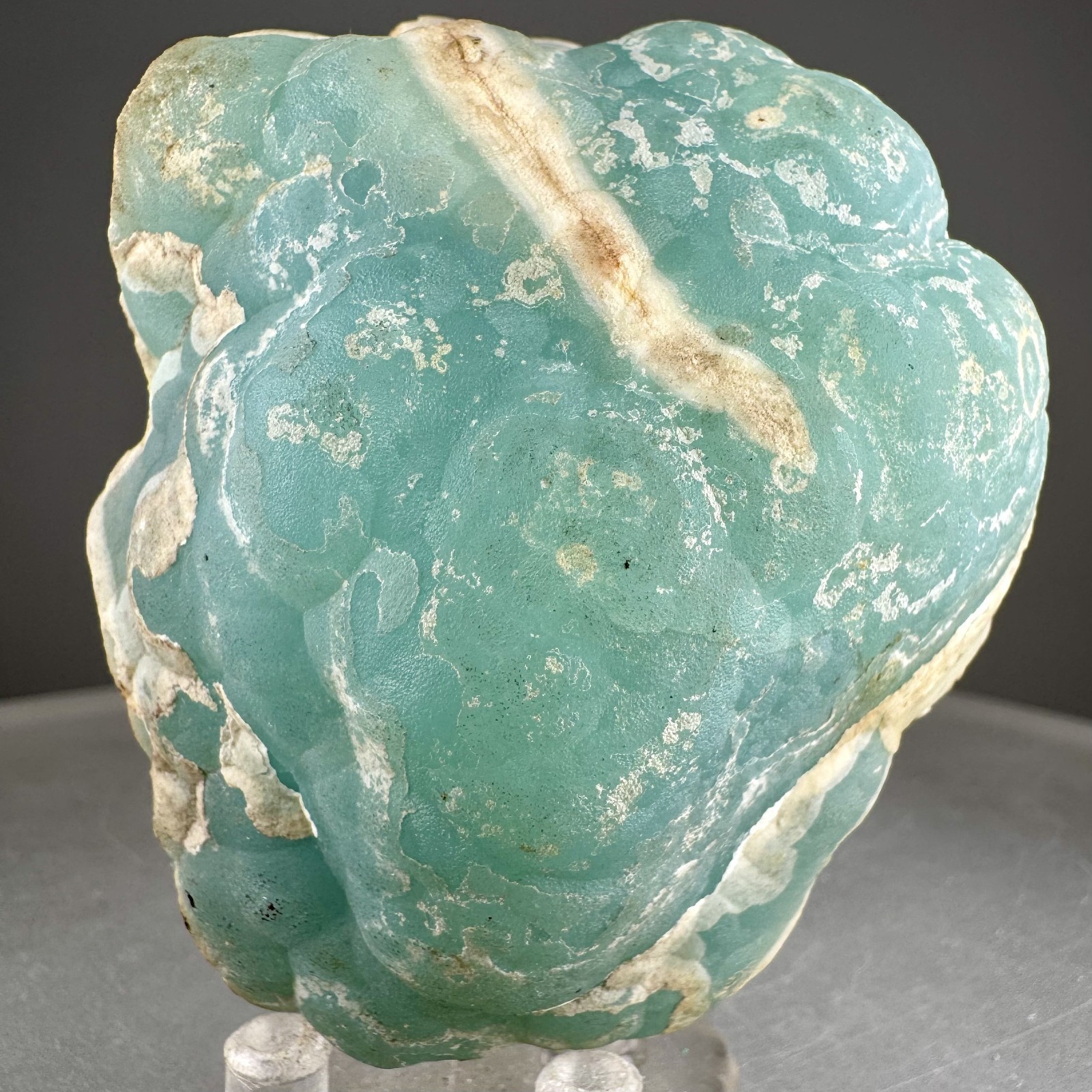 Fine Large Blue Smithsonite: Kelly mine, Magdalena, Socorro Co., New Mexico