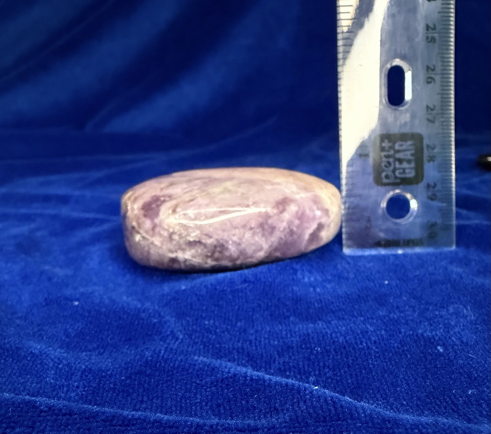 Polished Purple and Tan Crystal Display Specimen Approx. 2 Inch