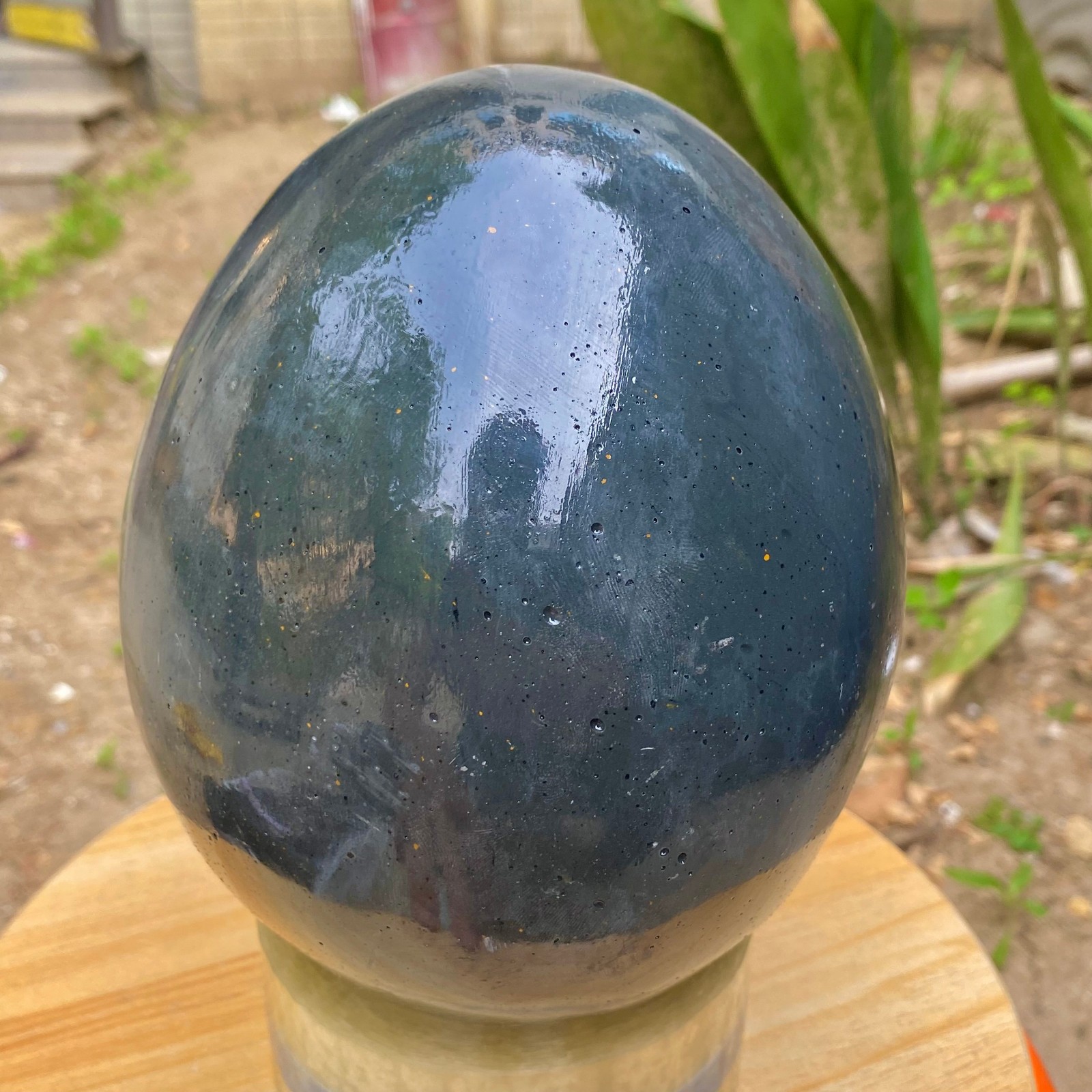7.93LB Natural amethyst Dinosaur egg Quartz Crystal specimen healing