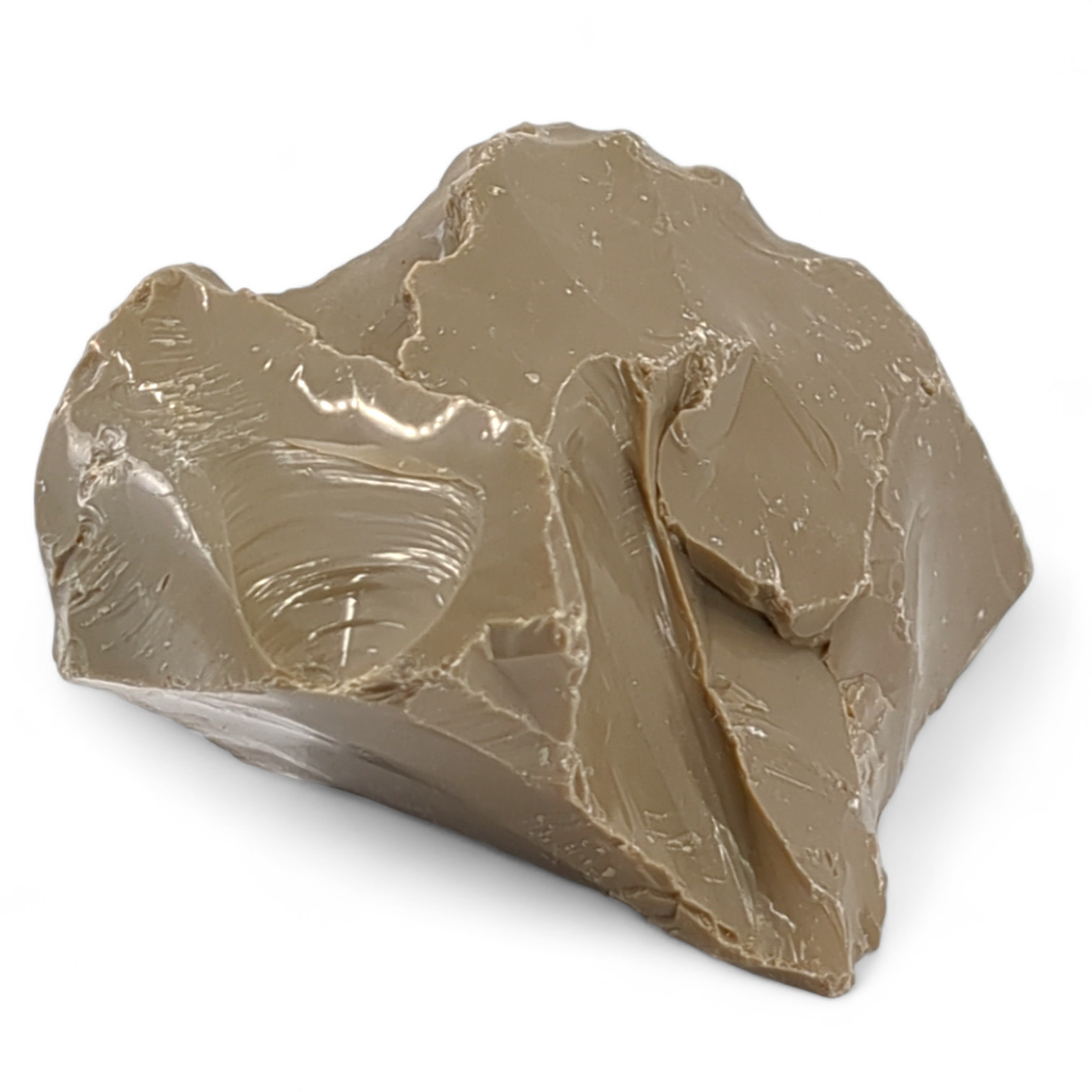 Sandalwood Tan Art Glass Cullet Opaque Slag Glass #5L197