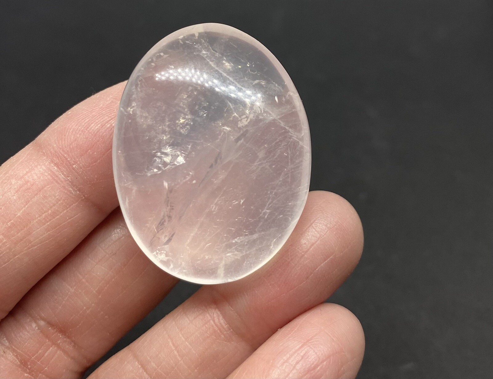 Girasol Genuine Quartz Stone from Madagascar 25g over 1 1/2in