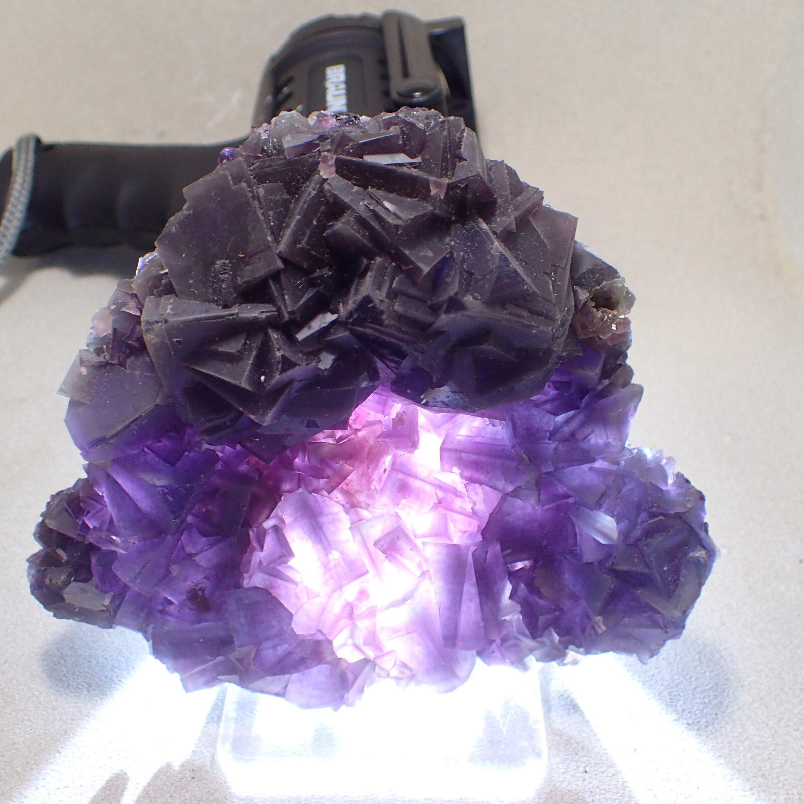 Fluorite, 3rd Cavern, Summit Cleft, Weisbeck Mountain, Austria