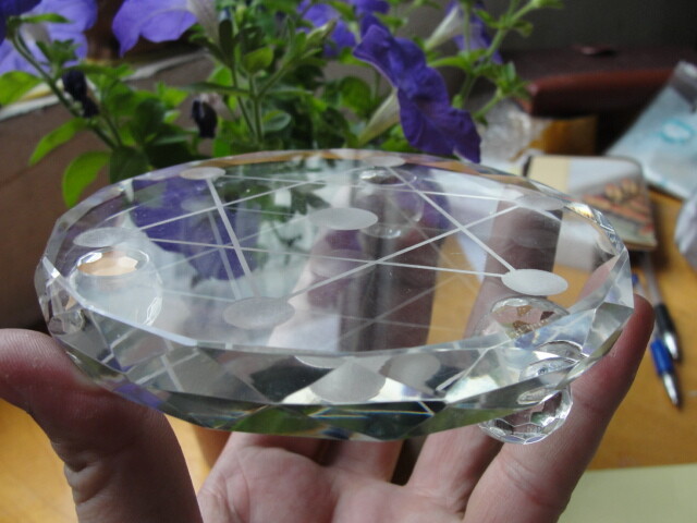 7 star plate Asian Quartz Cat Eye Crystal Healing Ball Sphere 40MM*7PCS+Stand