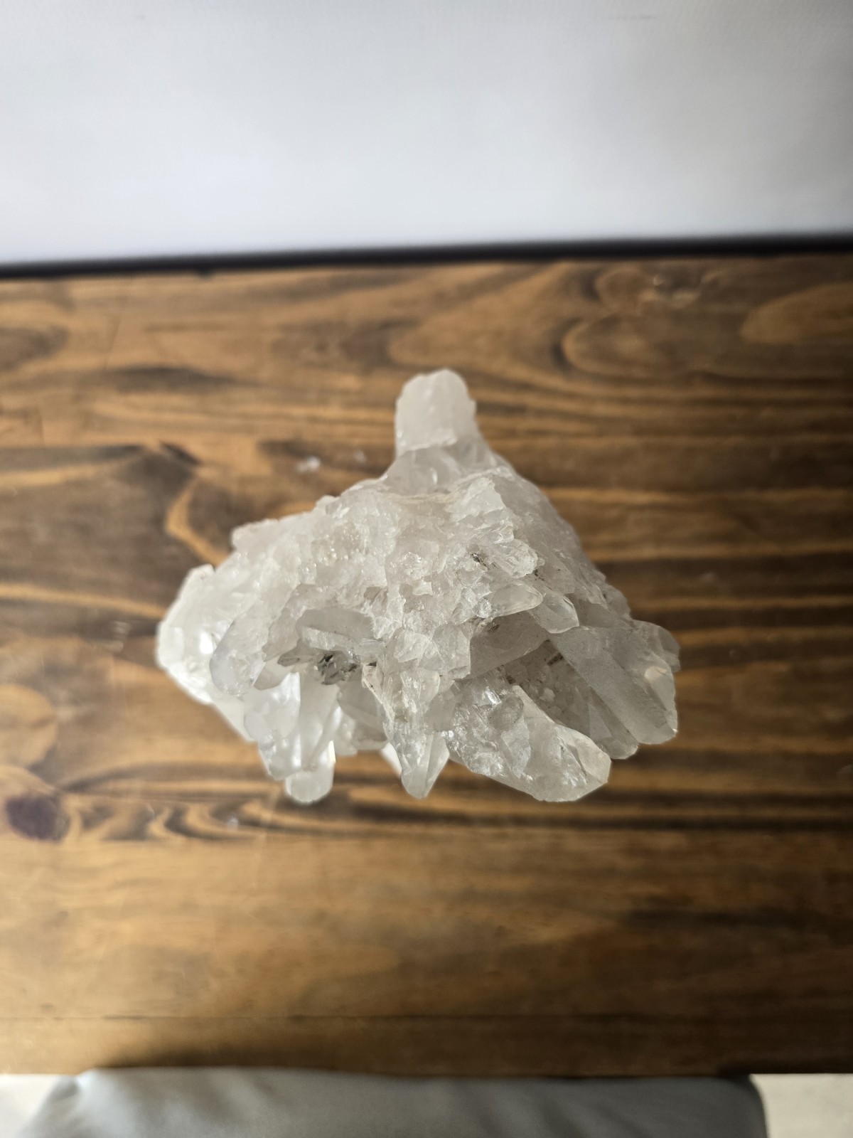 Massive Natural Quartz Crystal On A Stand – 6.7 Pounds