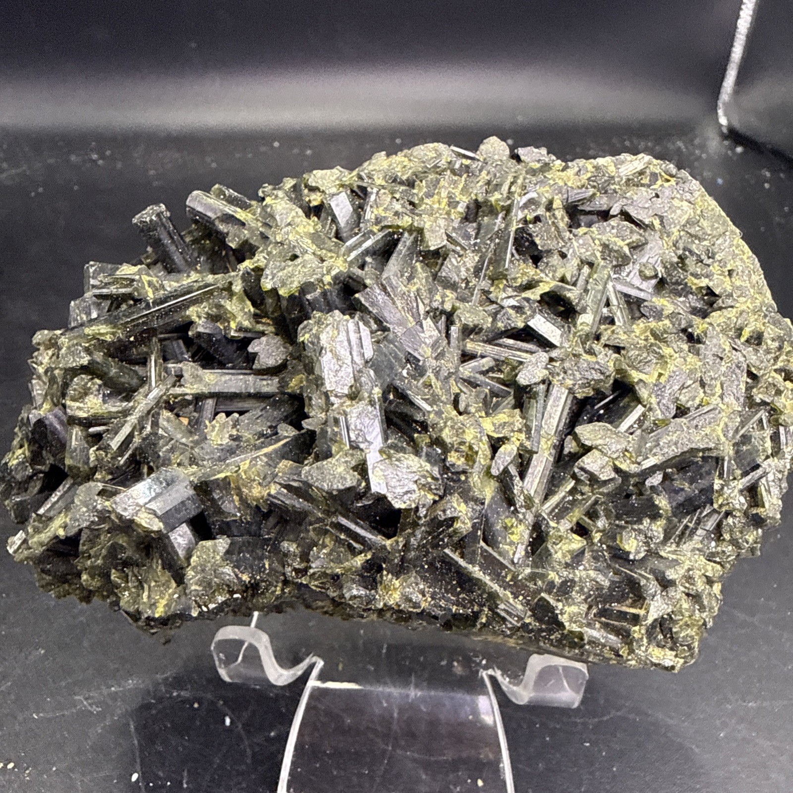 2 Lb Large Natural Epidote On Matrix From Pakistan. A+ Specimen,Minerals,Gems.