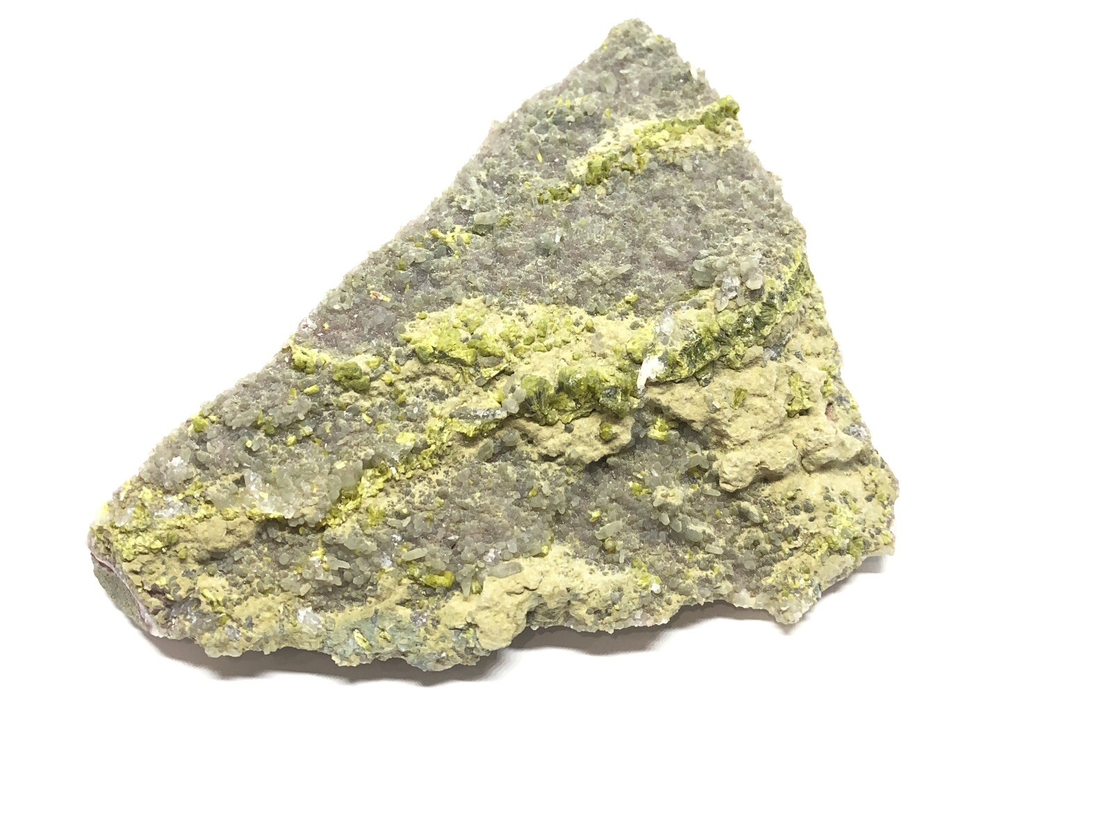 Epidote & Calcite Crystal Mineral From Morocco 1lb 4 1/2in