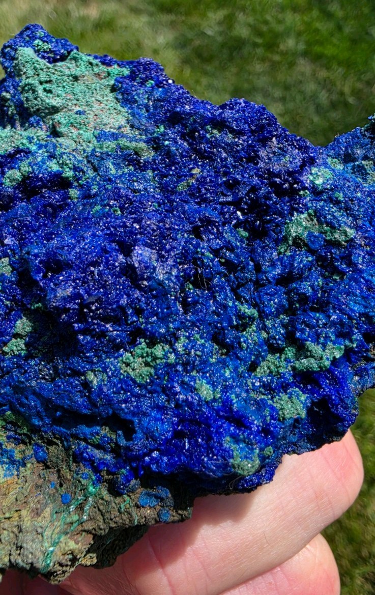 💙💚 High-Grade Azurite with Malachite — Touissit, Morocco 💚💙 1.5lbs
