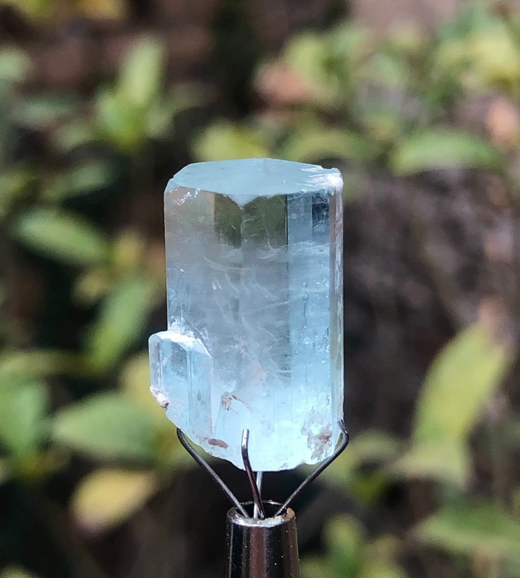 25 Carat Terminated Sky Blue Aquamarine Crystal From Pakistan