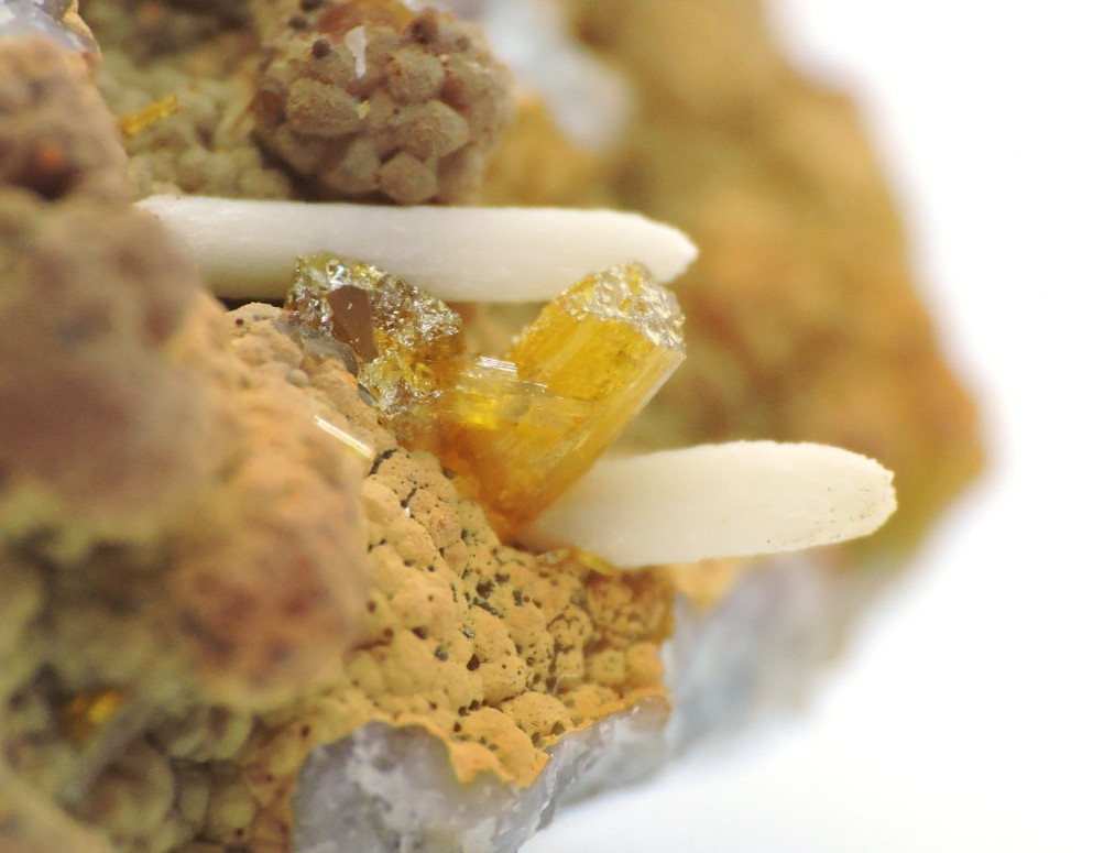 Legrandite with Smithsonite Mineral Specimen *Ojuela Mine, Mexico*
