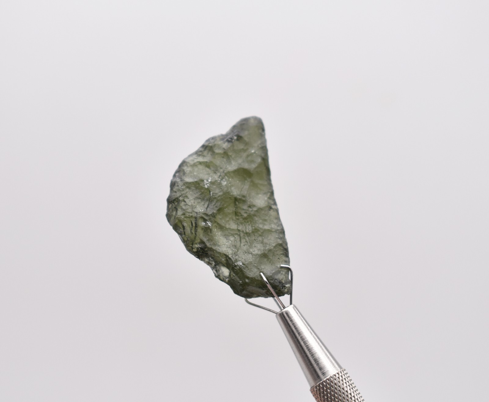 Moldavite Raw Authentic Specimen 33.8ct, 35.8mm from Czech Republic