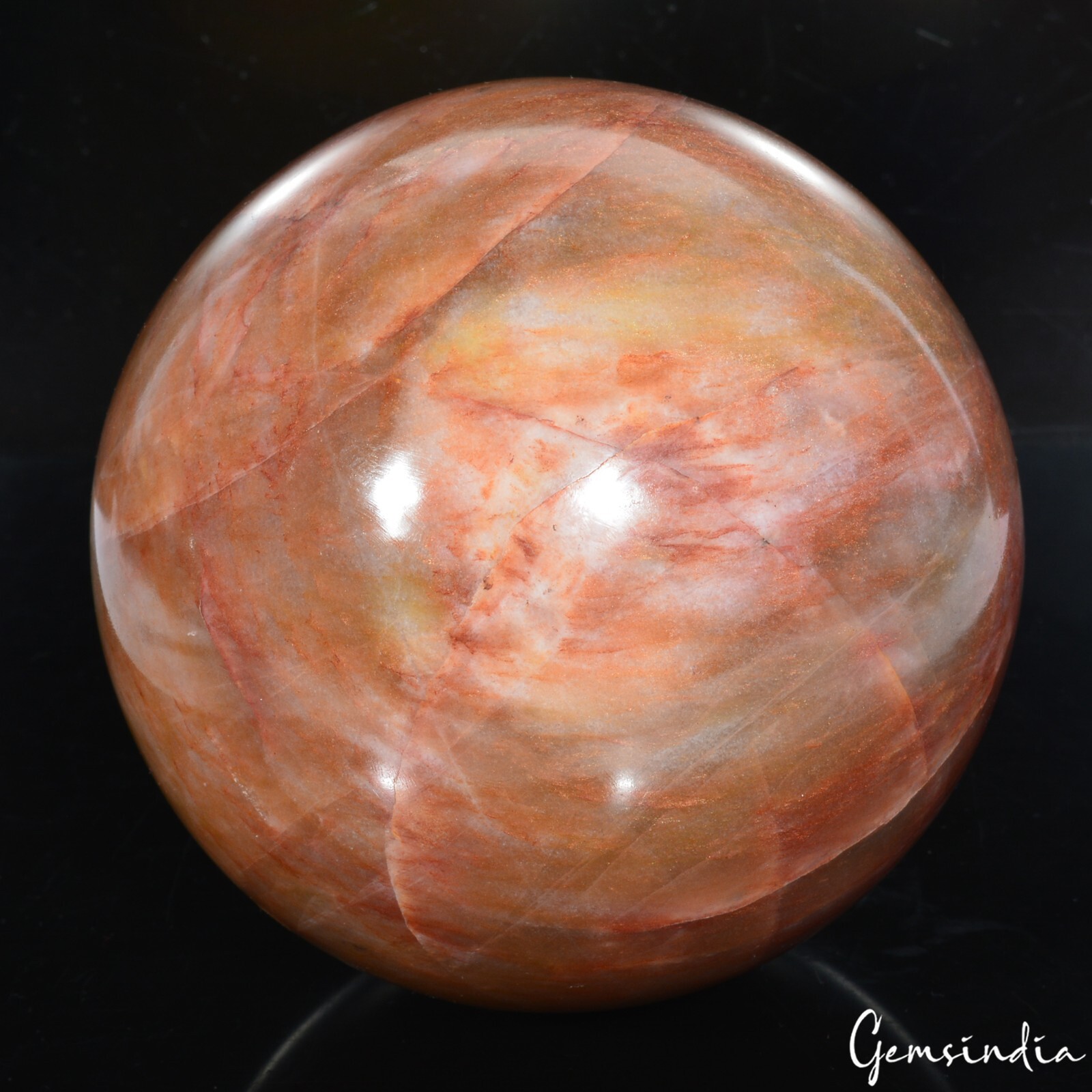2 Kilo Red Jasper Sphere – Large Crystal Ball for Healing & Energy Decor 4.4 in