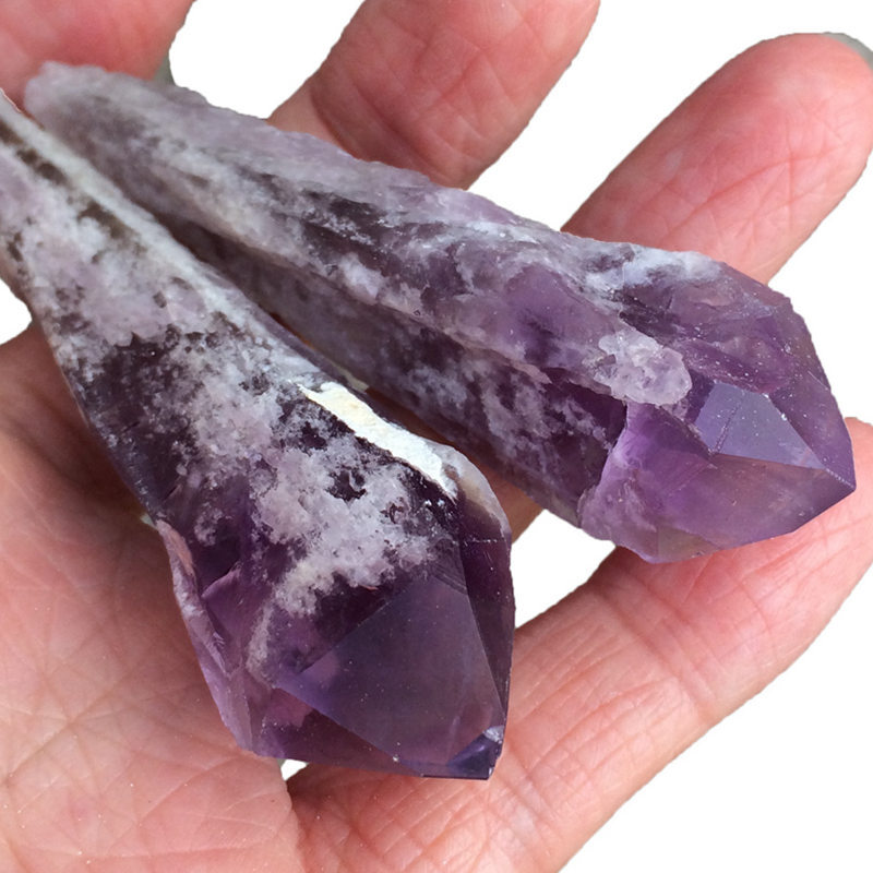 Natural Brazilain Amethyst Quartz Crystal Cluster Geode Druzy Healing Specimens