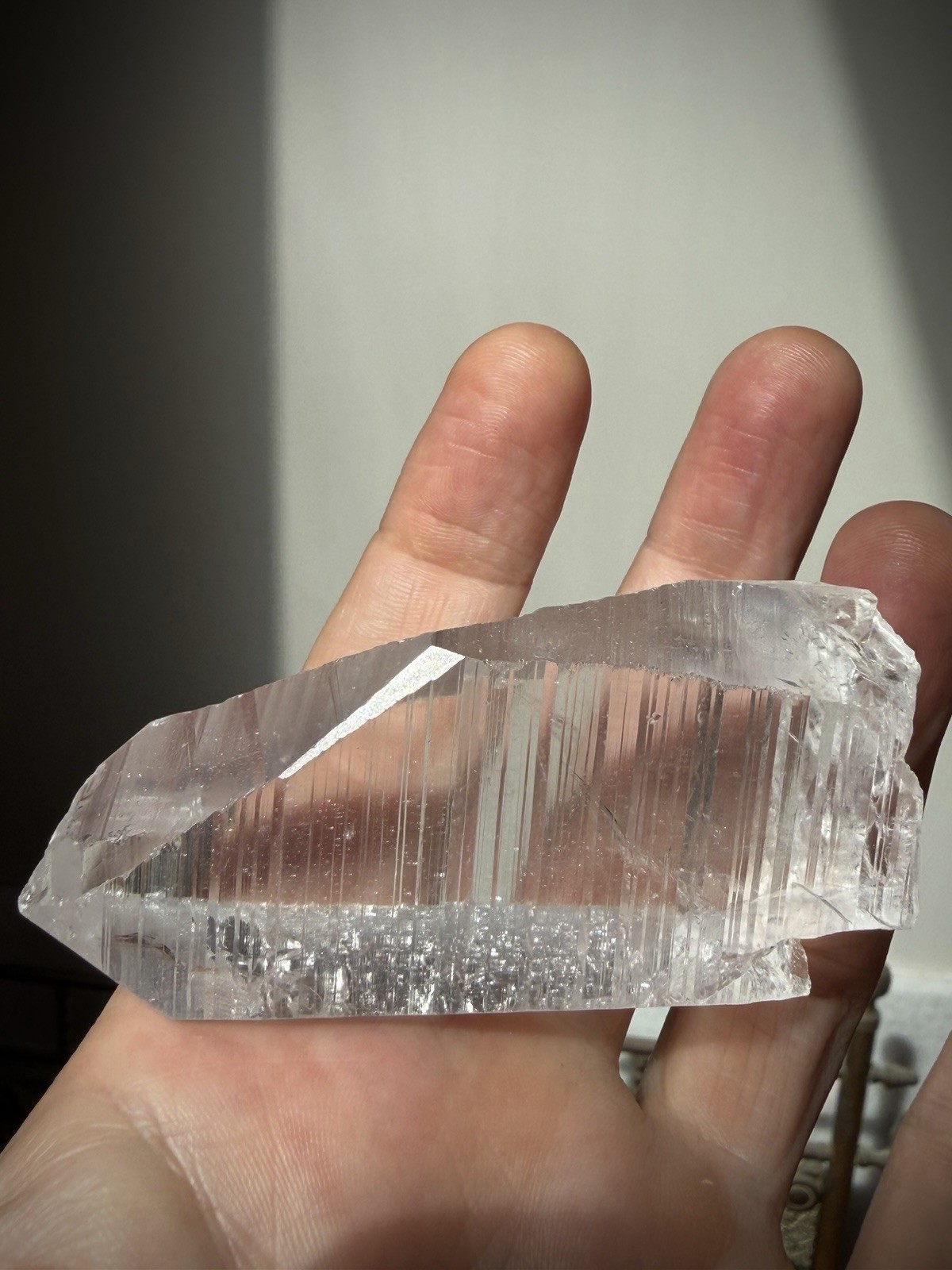 Lemurian Quartz Crystal Optical Quartz Self Healed Quartz Brazil Crystal