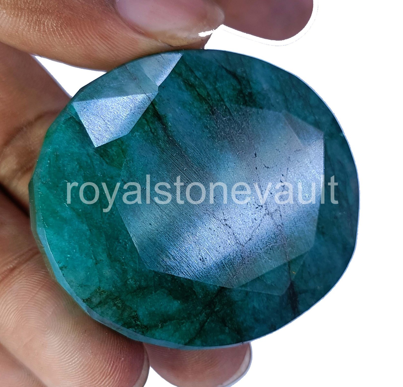 339.00 Ct Oval Cut Natural Green Emerald IGL Certified Opaque Loose Gems 5AOI