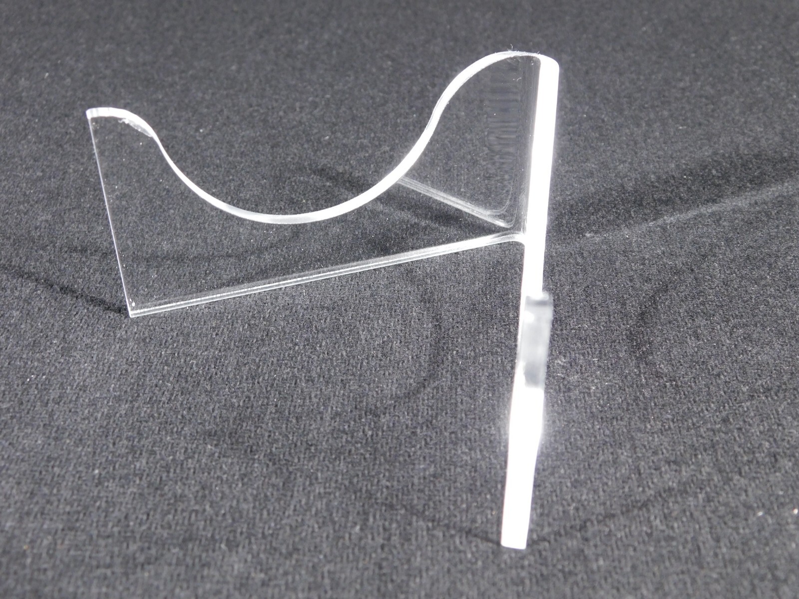 Easel Display Stand Medium Size Clear Lucite Low Profile C100