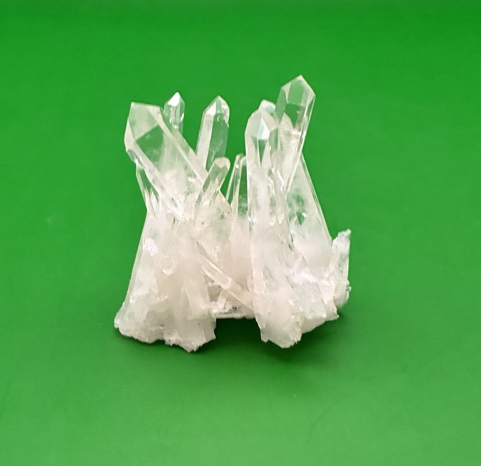 Clear Quartz Crystal Fine Needle Points 2.25″ x 2.5″ x 2.25″ Tall Magical