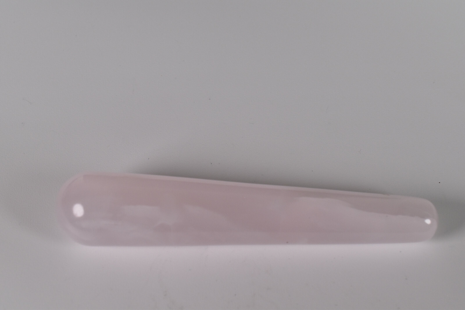 Pink Mangano Calcite Massage Wand Fluorescent UV Reactive 11 cm # S4