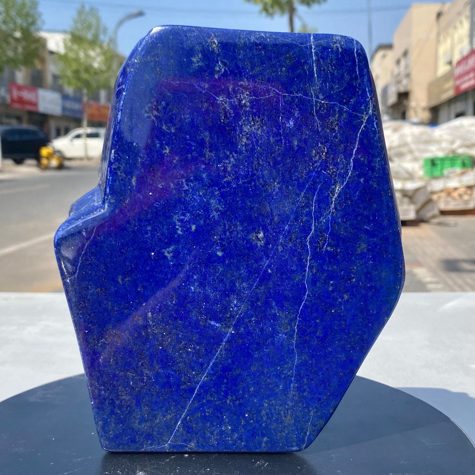 7.71LB Natural Stone Lapis Lazuli Freeform Polished Crystal Mineral Specimen
