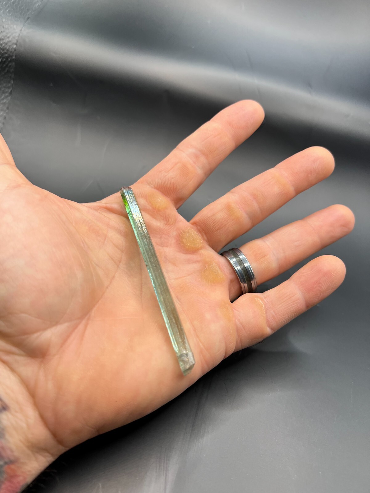 Watermelon Tourmaline Brazil 8.5 Grams Sharp Termination 3 7/16″