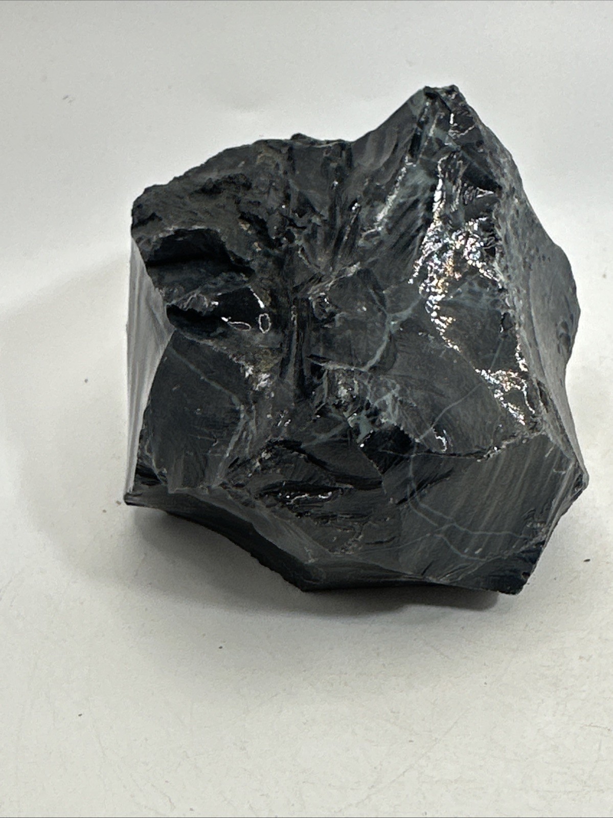 Beautiful Spider Web Obsidian Specimen 320 Grams