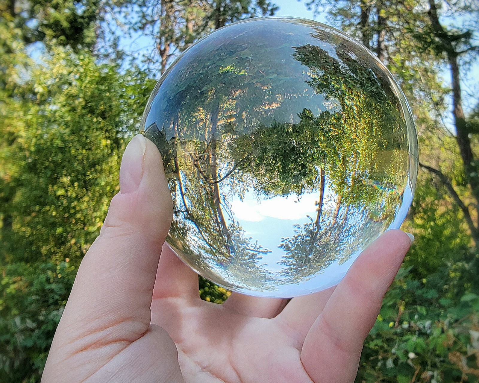 110mm Extra Large Crystal Ball, Clear Crystal Fortune Telling Ball, 4.3 Inch