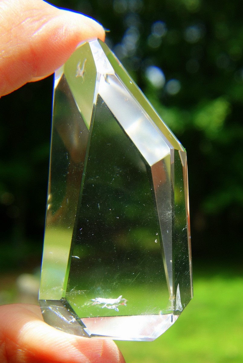 Polished Lemurian Quartz Free Form Crystal
