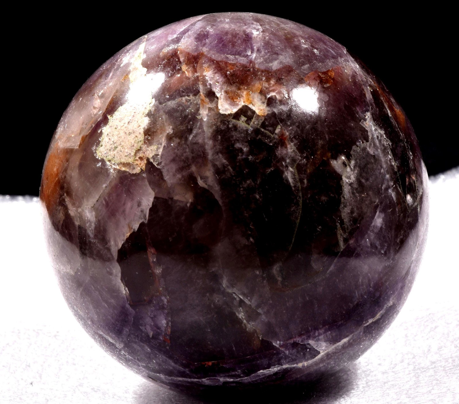 Super seven melody stone chevron sphere psychic spiritual elevation#1013