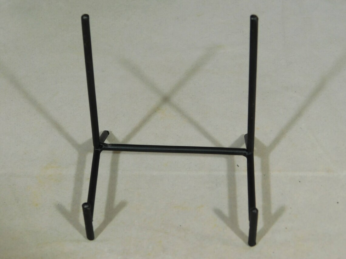 Easel Display Stand Lot of FIVE Medium Size Black Metal