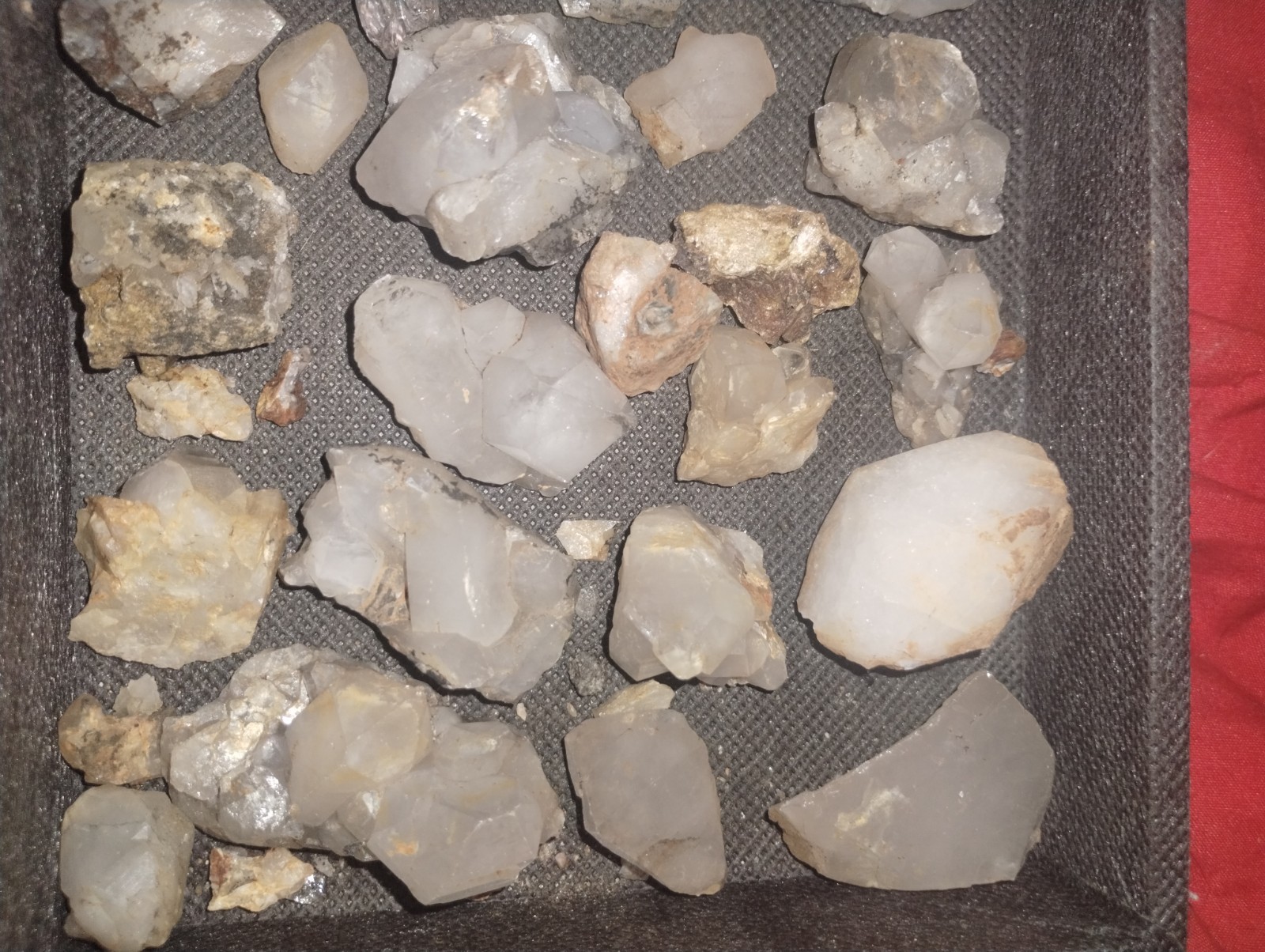 Beautiful Hard To Find Large Lot Of Crystals Mother lode Region CA Crystals Gold