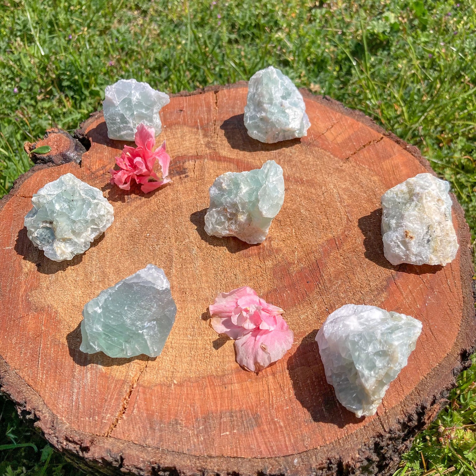 Rough Green Fluorite Crystal / Grounding / Psychic / Cleansing / Healing