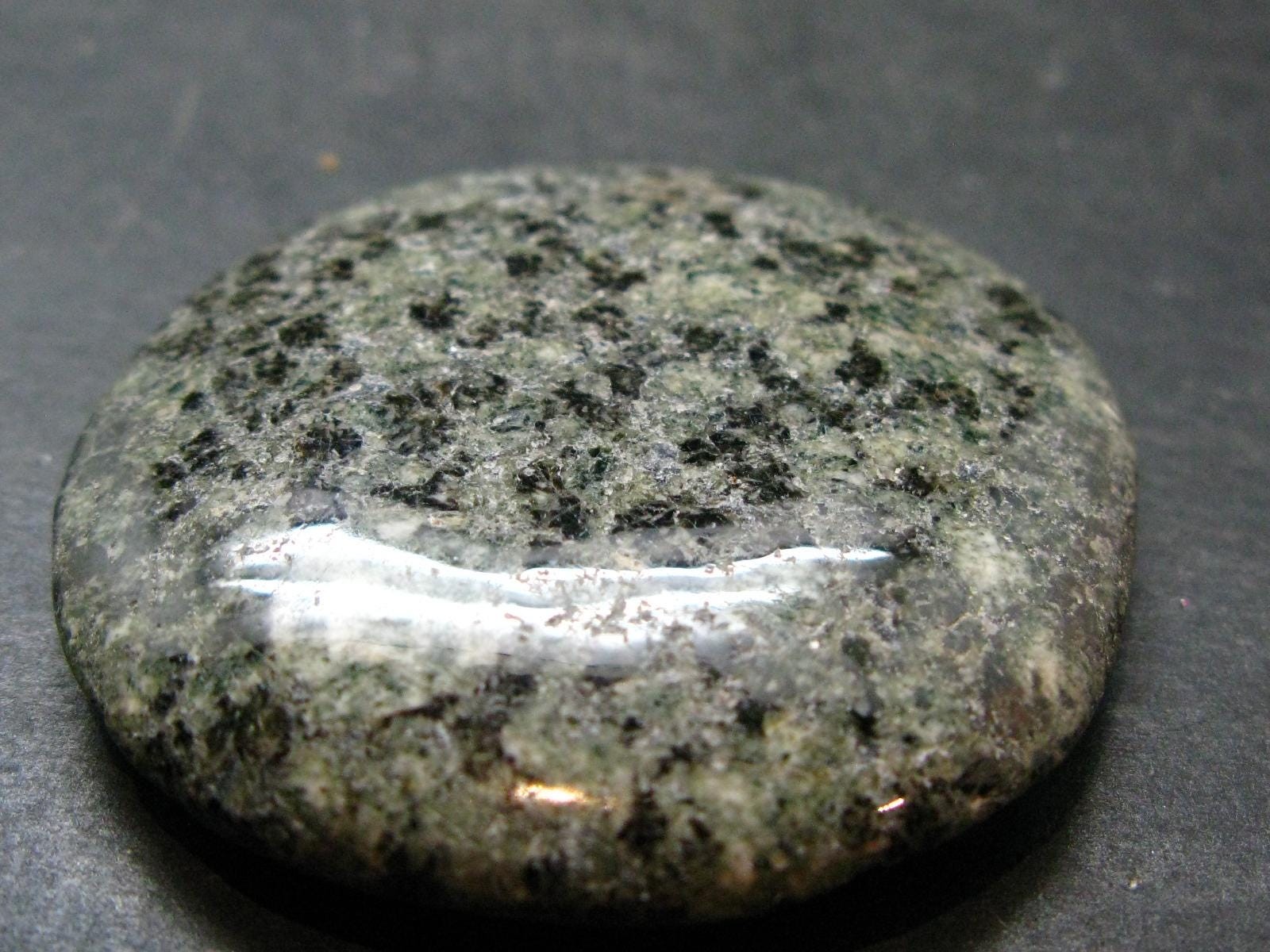 Stonehenge Preseli Bluestone Tumbled Crystal From Wales UK – 2.0″ – 41.55 Grams