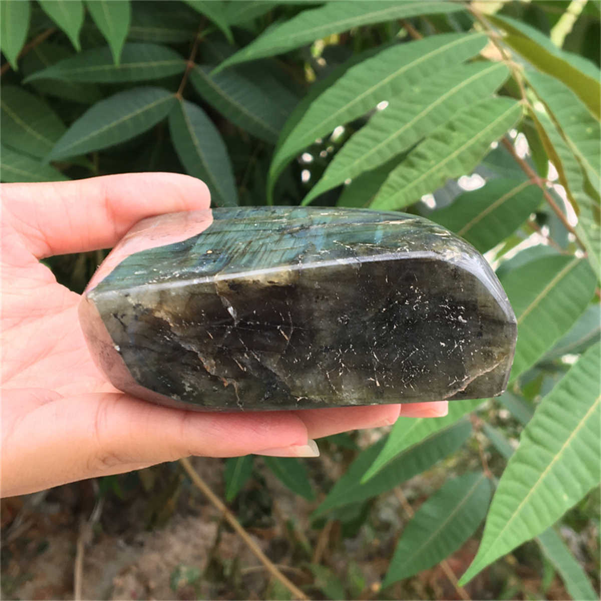 370g Natural Labradorite Mineral Quartz Crystal Mineral Reiki healing