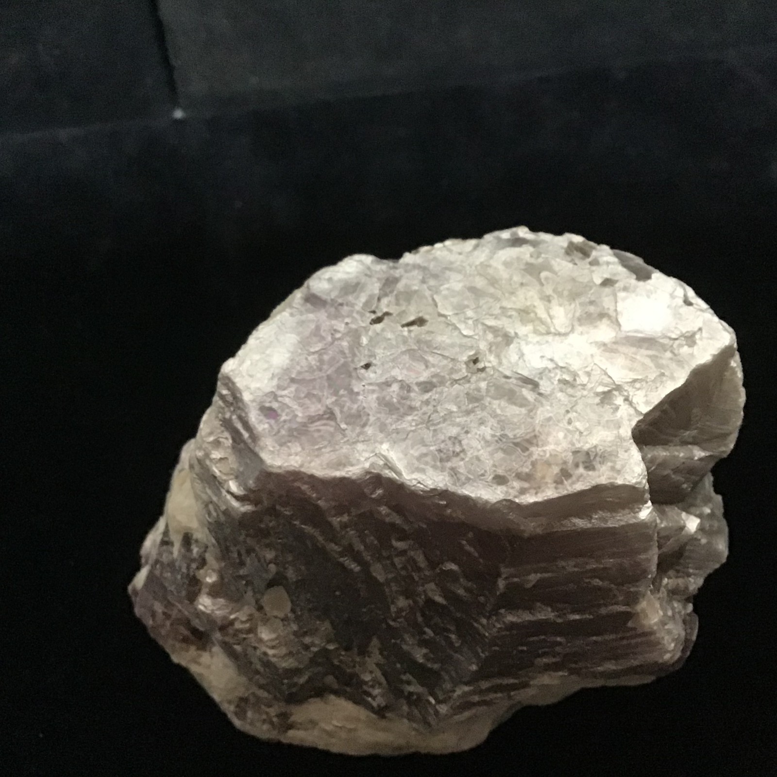 Purple Lepidolite Mica Specimen A Type Of Mica Lilac-Gray Coloring.