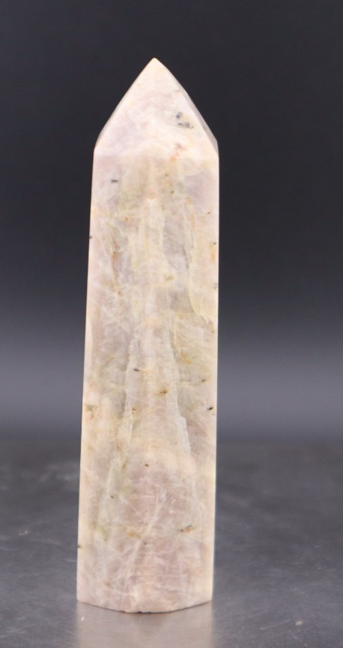 MOONSTONE POINT 3.75 INCHES TALL/ 102.7 GRAMS