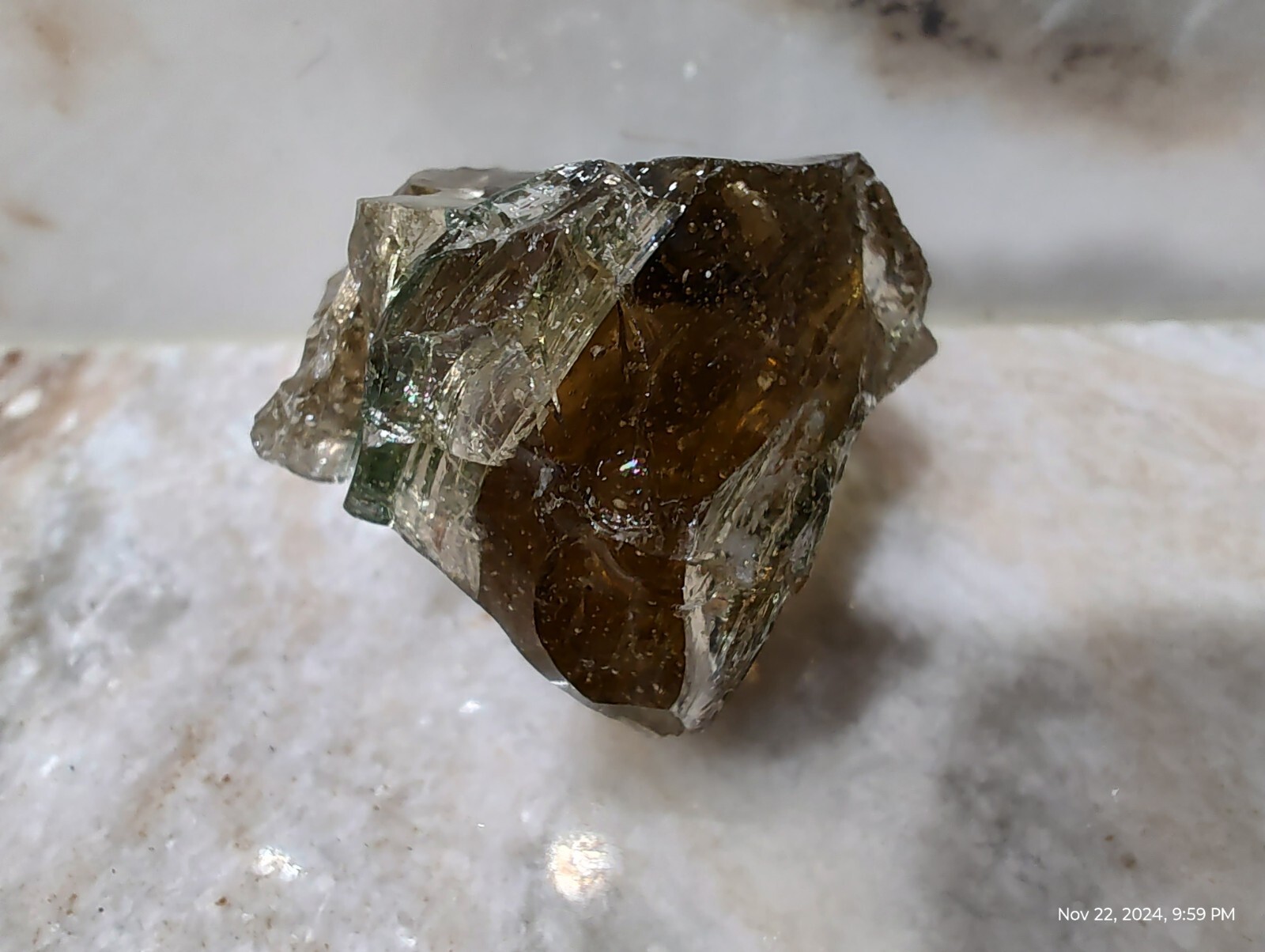 Smoky Lady Nellie Opaque Lucid Andara Crystal Specimen 39 gram chrystal