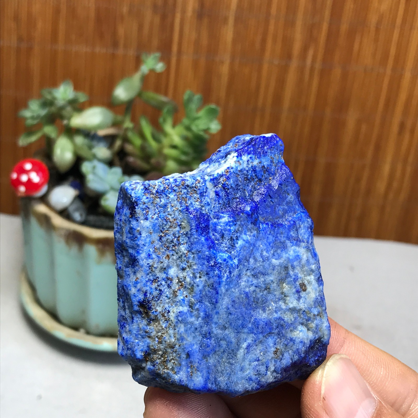 75g Natural lapis lazuli Crystal gemstone Rough Mineral Specimen healing A5696