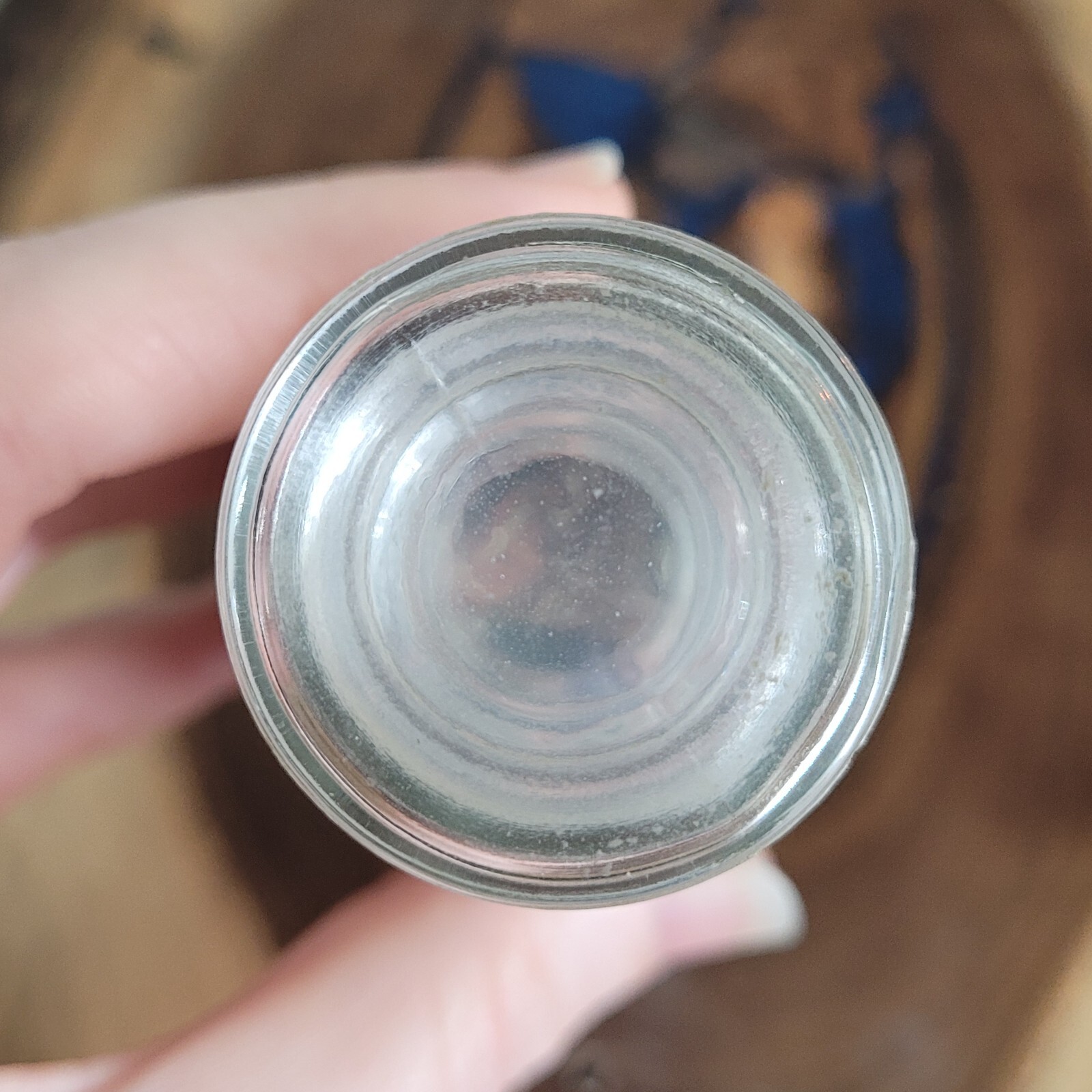 4oz Mixed Crystal Tumbles/Chips in Apothecary Vintage Glass Jar Wagner Spice