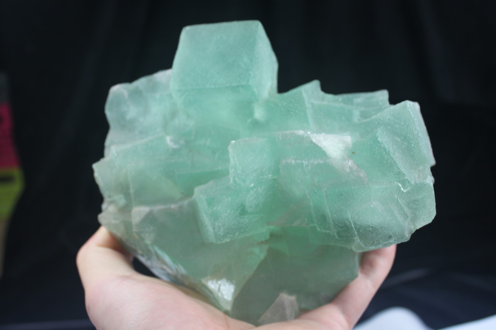 4lbs Big Museum Quality Green Fluorite Mineral Specimen