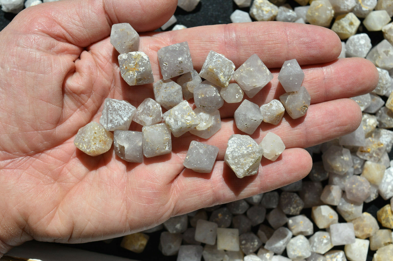 WHOLESALE Bipyramidal Beta Quartz Crystals from Indonesia 1 kg # 5715