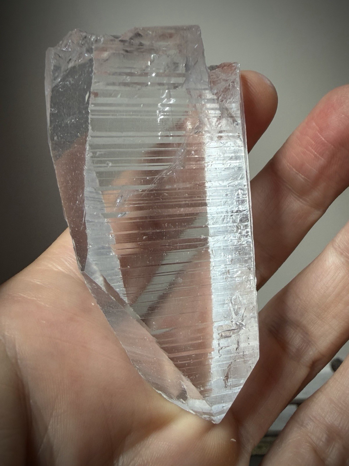 Lemurian Quartz Crystal Optical Quartz Self Healed Quartz Brazil Crystal