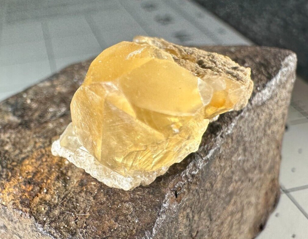 ➤ 1-1/4″ TWIN CALCITE CRYSTAL CLUSTER – DeBolt Quarry Richmond Indiana VIDEO➤634