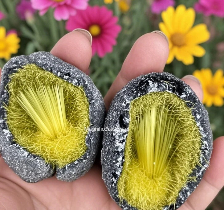4PCS/Set Natural Quartz Crystal Specimen Goethite Copper Ore Display Home Decor
