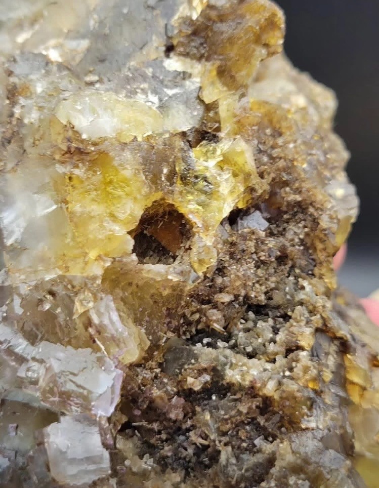 Blue Ice Large Illinois Fluorite Minerva No.1 Mine