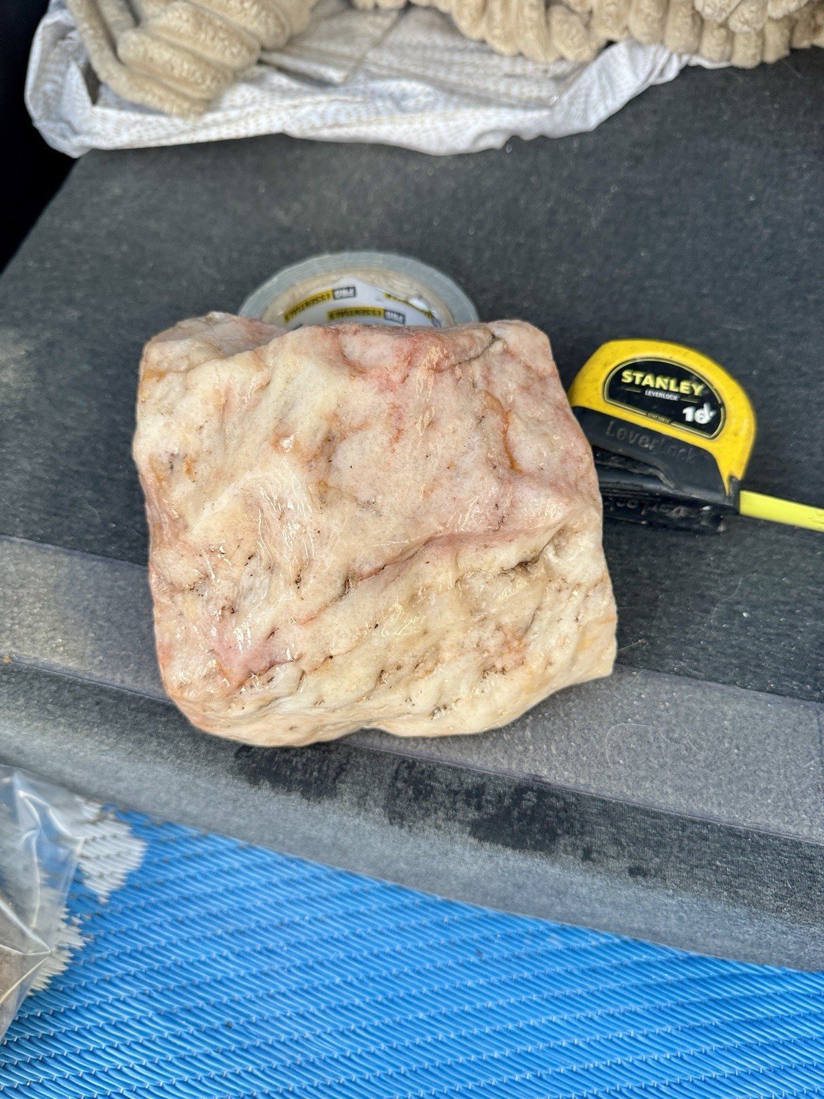 Pink White Milky Quartz 5Lbs Quartz Solid Agatized 6×6