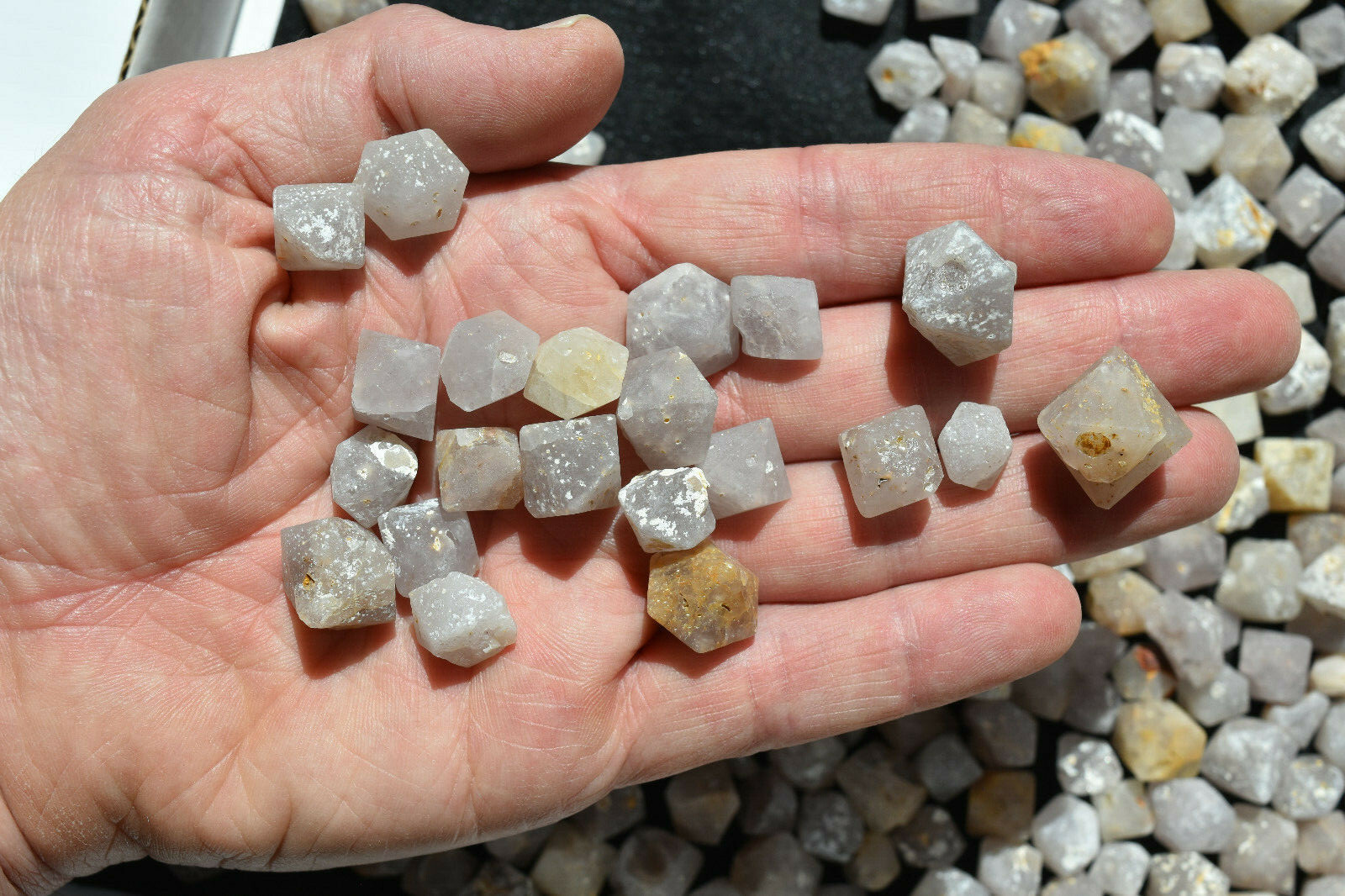 WHOLESALE Bipyramidal Beta Quartz Crystals from Indonesia 1 kg # 5715