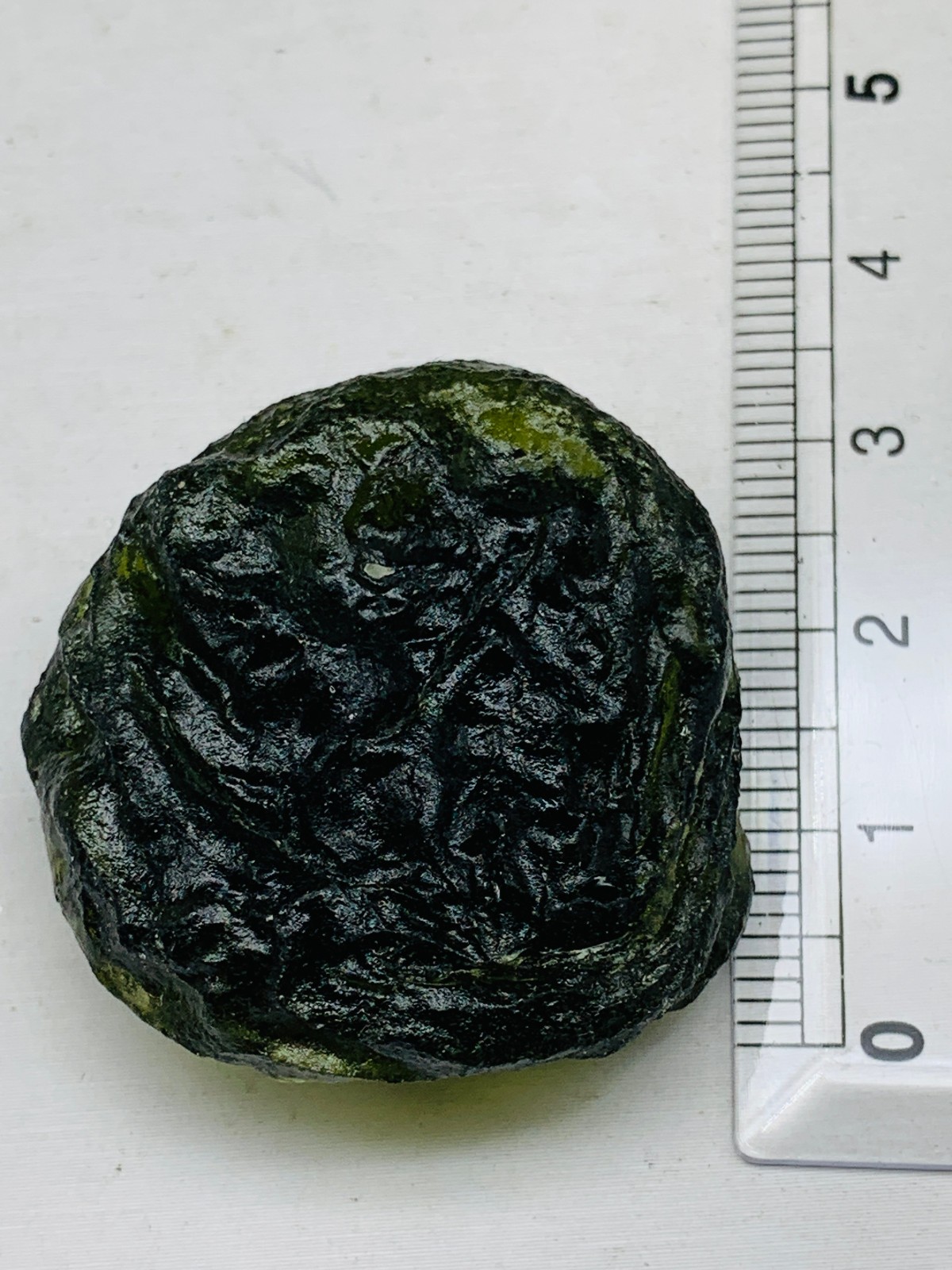 TOP Moldavite Raw Moldavite Crystal from Czech Republic PICcertificate 90CT
