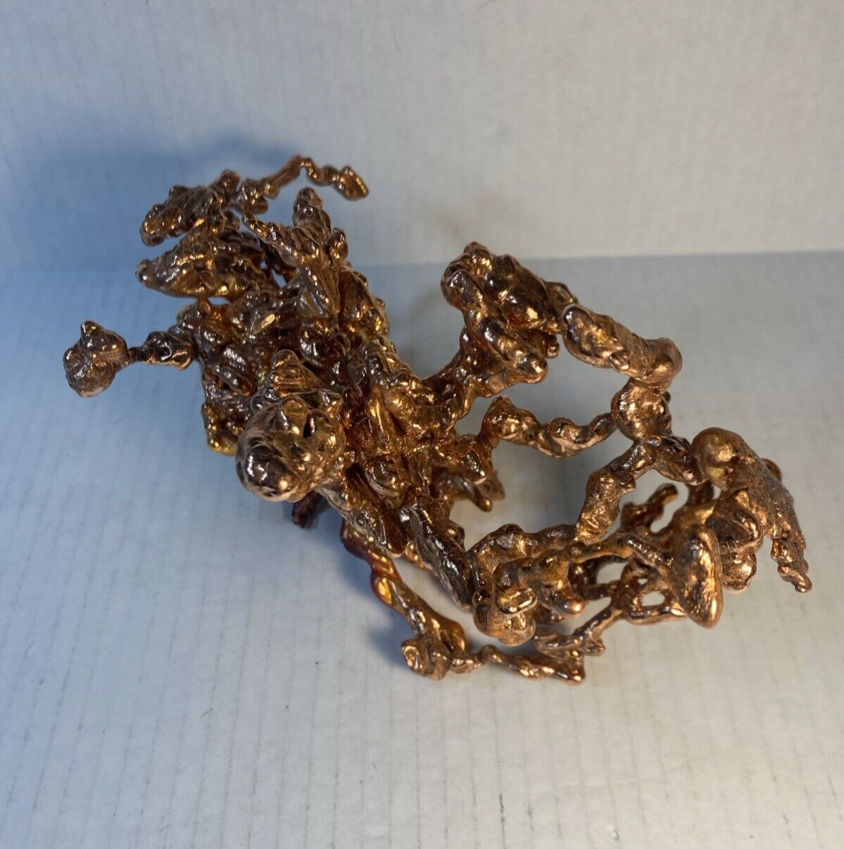 Copper Cluster 2 Lb 13.1 oz. 9 1/2″ x 6″ x 6 1/8″ Splash Specimen Michigan